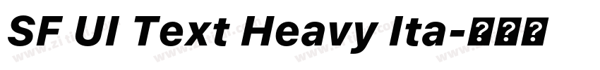 SF UI Text Heavy Ita字体转换 SF UI Text Heavy Ita字体转换